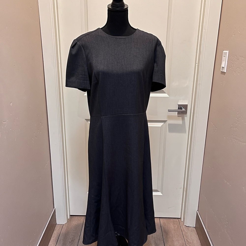 MM Lafleur Charcoal Midi Dress